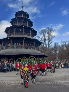 Schaeffler dance in 2026 in the English Garden, behind the Chinese Tower. The event takes place