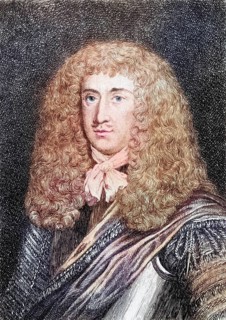 Charles Cotton, 1630-1687, English poet, Historical, digitally restored reproduction from a 19th