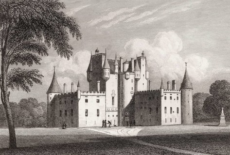 Glamis Castle, Glamis, Angus, 19th century, from Modern Athens by Th. H. Shepherd