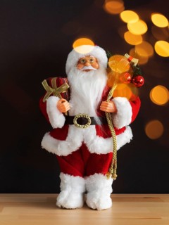 Typical Santa Claus, figure, Christmas, Merry Christmas, Merry Christmas, decoration, studio,
