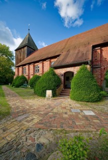 Prerow Seamen's Church, oldest church on the Darß, Prerow, Fischland-Darß-Zingst peninsula,