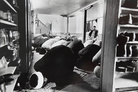 Hodscha Mehmet Özdemir prays during Friday prayers in a mosque in Essen, Essen, Germany