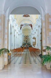 Chiesa di San Carlo al Corso interior, Noto, Noto Valley, Sicily, Italy