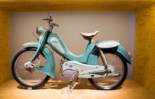 Adler Moped Export, Adlerwerke, 1957, PS.SPEICHER Museum, Einbeck, Lower Saxony, Germany