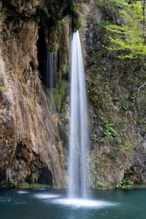 Waterfall, Plitvice Lakes National Park, Plitvicka Jezera, Lika-Senj, Croatia