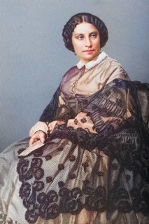 Madame Caroline Marie Felix Miolan-Carvalho, ca. 1827-1895, French singer. Painted by DJPound after