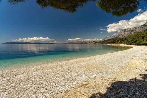 Dracevac beach near Podgora, Croatia