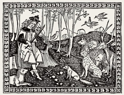 Illustration from „La Giostra di Giuliano de Medici“ by Angelo Poliziano, ca. 1495–1500