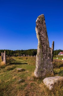 The ship setting at the Blomsholm cemetery, an early Iron Age stone monument near Strömstad in