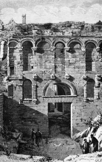 The Golden Tor tor in the ruins of the Diocletian's Palace of the Roman Emperor Diocletian in Split