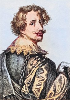 Sir Anthony van Dyck 1599-1641 Flemish artist who was painter for the English court, Historic,