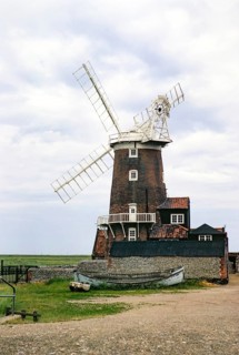 Windmühle, Cley next the Sea, Norfolk, England, UK, Juli 1970