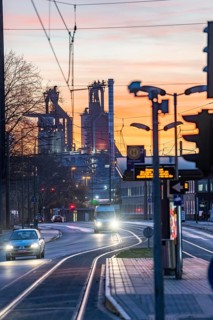 Duisburg-Bruckhausen steel site, ThyssenKrupp Steel, blast furnaces 8 and 9, on
