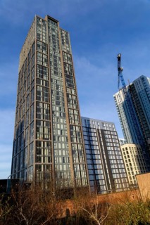 The Lexington building, 35-storey residential development by Moda Group, Princes Dock, Liverpool,