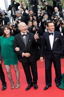 Cannes, France - 18.5.2024: Bill Murray, Bill Murray and Rupert Friend on the red carpet during the