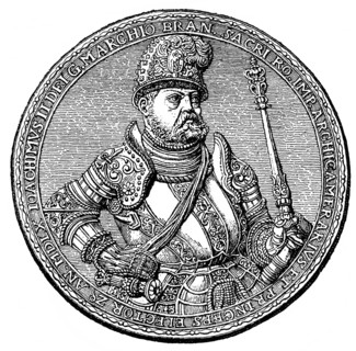 Seal of Joachim II. Hector, 1505 - 1571, Elector of Brandenburg, Hohenzollern, Germany, Europe,