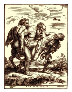 The March of Silenus, Christoffel Jegher after Rubens, 17th century, digitally restored