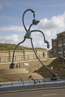 Modern art Scheveningen, Holland