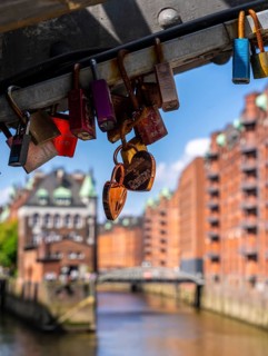 Poggenmühlenbrücke, Hamburg Speicherstadt, Germany