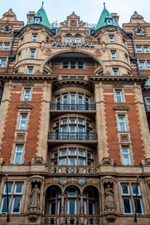 The facade on Hotel Principal on Russell Square, Bloomsbury, Camden, West End, London, England, UK,