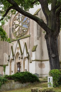 Wachau church ruins, Markkleeberg, Saxony, Germany