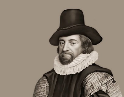 Portrait of Sir Francis Bacon, Baron Baco of Verulam, 1561 - 1626, English lawyer, statesman,