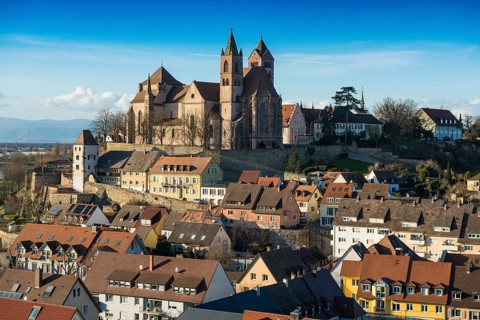 St. Stephan Cathedral, Breisach am Rhein, Kaiserstuhl, Breisgau, Baden-Württemberg, Germany