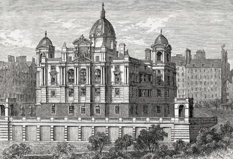 The Bank of Scotland, Edinburgh, Scotland, 19th century