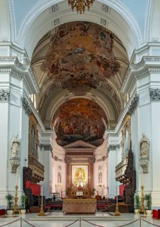Interior of Palermo Cathedral, Sicily, Italy