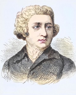 Charles James Fox 1749, 1806. Britain's first Foreign Secretary, Whig statesman and orator. From