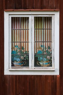 Old wooden window on a farmhouse, decoration, window, historic, old, old, muntin window, decorated,