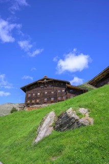 Old farm, Schnalstal Valley, Vernagt, South Tyrol, Italy