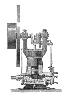 Vertical engine after Nicolaus August Otto (10 June 1832 to 26 January 1891), a German inventor of