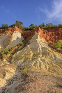 Ochre rock Colorado de Rustrel, Rustrel, Département Vaucluse, France