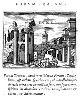 Il Foro di Traiano, Trajan's Forum in Rome is the last, largest and most magnificent of the