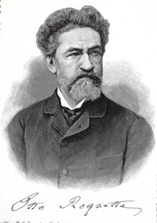Otto Roquette, 19 April 1824 - 18 March 1896, a German writer, digital reproduction of a 19th