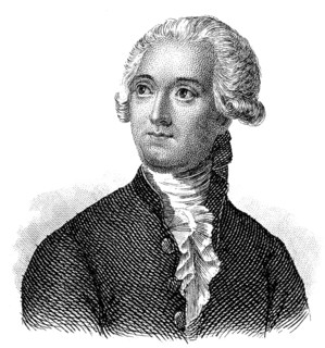 Portrait of Antoine-Laurent de Lavoisier, 1743 - 1794, a French nobleman and chemist, Father of