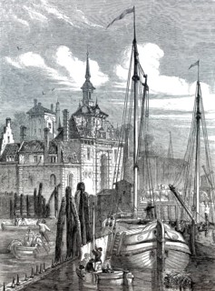 Hafen von Rotterdam, Südholland, Niederlande, 19. Jahrhundert
