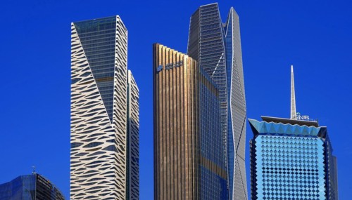Financial District in Riyadh, Saudi Arabia, Riyadh, Middle East