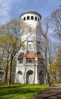 Taurastein Tower in Wettinhain, Burgstädt, Saxony, Germany