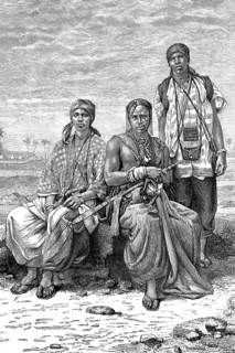 Woloff warriors, a West African people, mainly in Senegal, Exploring expedition of General Joseph