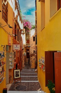 Alley, Chania, Crete, Greece