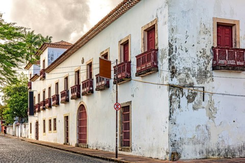Historic 17th-century mansion in the city of Olinda, Pernambuco, Olinda, Pernambuco, Brazil
