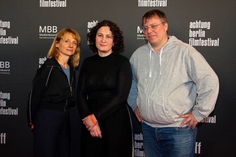 Feature film jury: Christina Grosse, Mariam Shatberashvili, Christoph Hochhäusler, MAMBO MATERNICA,