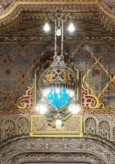 Salao Arabe, Arab salon in Palácio da Bolsa, detail, neoclassical style stock exchange, UNESCO