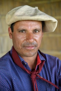 Gaucho at Puesto Mingo, portrait, Esteros del Iberá, at Concepción del Yaguareté Corá, Corrientes
