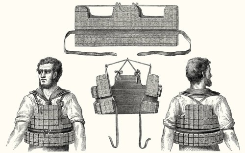 Life jackets from the the 19th century