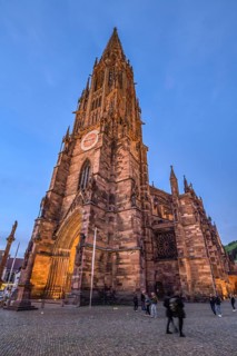 Minster of Our Lady, Old Town, Freiburg im Breisgau, Baden-Württemberg, Germany