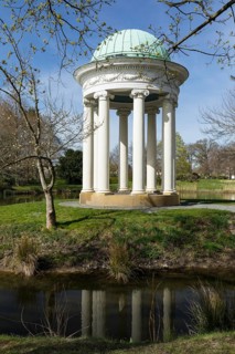 Temple of the Muses in agra-Park, Markkleeberg, Saxony, Germany