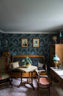 Historic Swedish living room, living, lifestyle, history, house, historic, table, living, old,